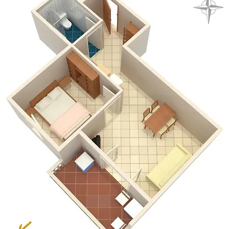 Apartman Apartments With Parking Space Mandre, Pag - 6405 Kolan